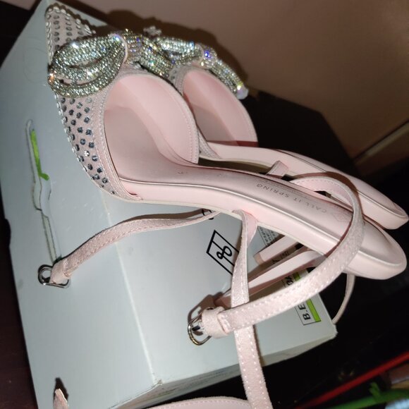 Stunning sparkly pink rhinestone fancy heels - Picture 6 of 7